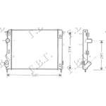 RAD.APA BNZ-DSL(48x41)F./POMPA-F./CONDUCTA - RENAULT CLIO 01-06/CAMPUS 04-/THALIA 01- pentru RENAULT, RENAULT CLIO 01-06/CAMPUS 04-/THALIA 01-