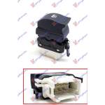 COMUTATOR USA FATA/SPATE (SINGUR)(PRIZA ALBA)(6 PINI) - RENAULT CLIO 01-06/CAMPUS 04-/THALIA 01- pentru RENAULT, RENAULT CLIO 01-06/CAMPUS 04-/THALIA 01-, PEUGEOT, PEUGEOT EXPERT 07-16, Interior, Comutatoare