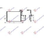 CONDENSER (471x325x20) - SKODA SKODA FELICIA 98-01 pentru SKODA, SKODA FELICIA 98-01