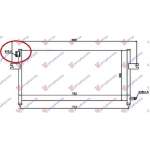  RADIATOR  AC  2.4  BNZ.-2.5  TD  15.2mm  (70x32x16)  (KOYO)  pentru NISSAN, NISSAN P/U (D22) NAVARA 2WD-4WD 01-10