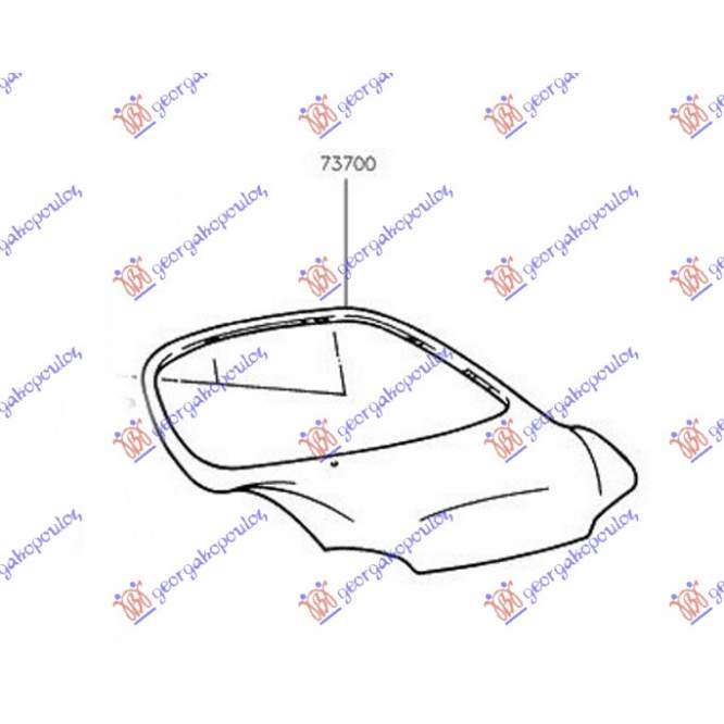 HAYON 3 USI (O) - HYUNDAI COUPE 99-01 pentru HYUNDAI, HYUNDAI COUPE 99-01