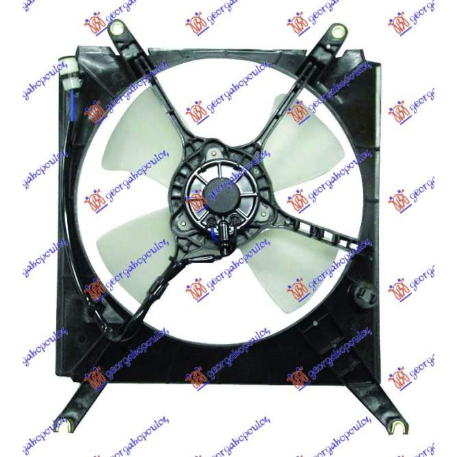  ELECTROVENTILATOR  ASSY  (JAPAN)  BNZ  (275mm)  (2  PIN)  pentru SUZUKI, SUZUKI BALENO SDN-H/B 98-02