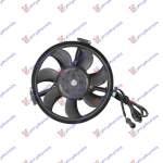 COOLING FAN (MOTOR+FAN+BASE) (280mm) (ROUND PLUG) - VW VW PASSAT 00-05 pentru VW, VW PASSAT 00-05