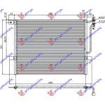 CONDENSER (520x420x16) - BMW BMW SERIES 3 (E46) SDN 02-05 pentru BMW, BMW SERIES 3 (E46) SDN 02-05