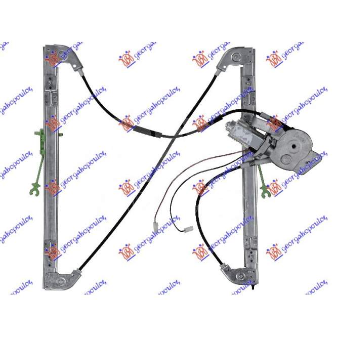 FRONT WINDOW REGULATOR ELECTRICAL (A QUALITY) - BMW BMW SERIES 3 (E46) SDN 02-05 pentru BMW, BMW SERIES 3 (E46) SDN 02-05