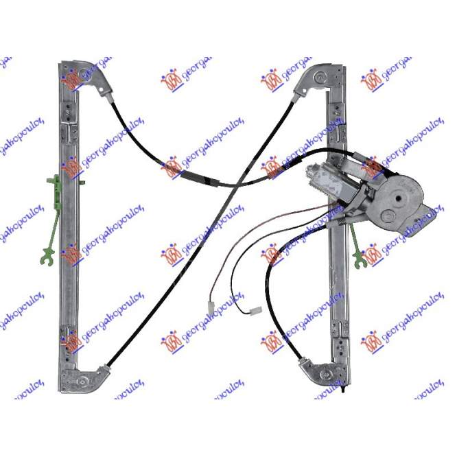 FRONT WINDOW REGULATOR ELECTRICAL (A QUALITY) - BMW BMW SERIES 3 (E46) SDN 02-05 pentru BMW, BMW SERIES 3 (E46) SDN 02-05
