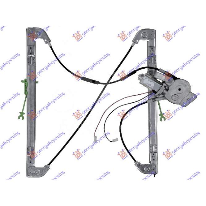 FRONT WINDOW REGULATOR ELECTRICAL (W/O MOTOR) VALEO - BMW BMW SERIES 3 (E46) SDN 02-05 pentru BMW, BMW SERIES 3 (E46) SDN 02-05