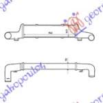  RADIAT.INTER..2,5-2,9CDi  (56,2x115x52)  pentru MERCEDES, MERCEDES E CLASS (W210) 99-02, PEUGEOT, PEUGEOT EXPERT 07-16, Partea frontala, Radiator Intercooler