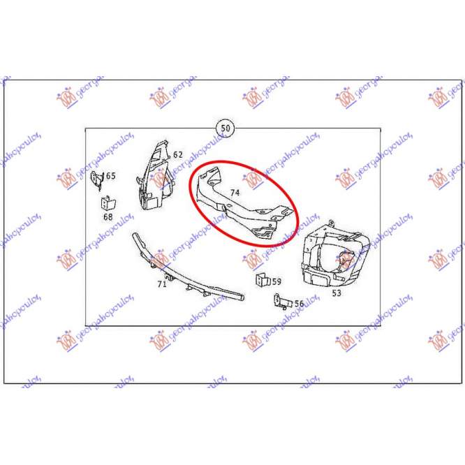 TRAGER P./SUP. 2002- - MERCEDES ML (W163) 98-05 pentru MERCEDES, MERCEDES ML (W163) 98-05