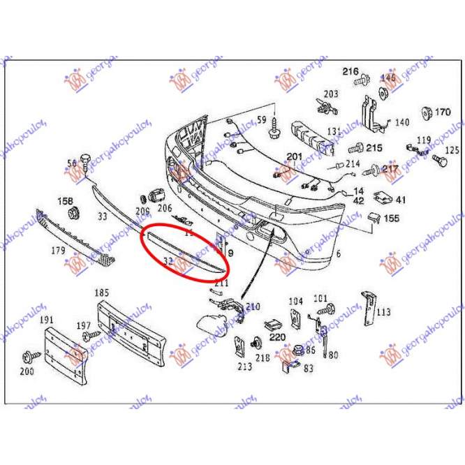 SPOILER LAT.BARA FATA 2002- - MERCEDES ML (W163) 98-05 pentru MERCEDES, MERCEDES ML (W163) 98-05