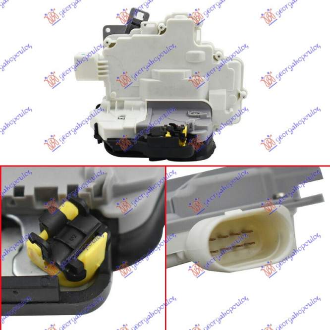 BROASCA USA SPATE INCHIDERE CNTRL. (8pini)(CAL.A.) - AUDI A3 08-12 pentru AUDI, AUDI A3 08-12