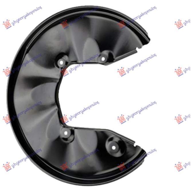  PROTECTIE  STROPIRE  DISC  FRANA  SPATE  (DIAMETRU  DISC  302MM)  (GIRLING,  TRW)  DR.  pentru AUDI, AUDI A4 04-07