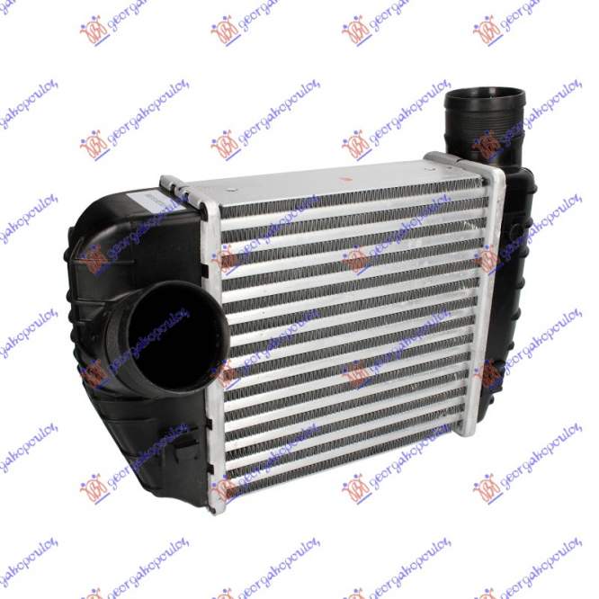 RAD.INTERC.2,0TFSi-2,0TDi(200x204x62) - AUDI AUDI A6 04-08 pentru AUDI, AUDI A6 04-08, PEUGEOT, PEUGEOT EXPERT 07-16, Partea frontala, Radiator Intercooler