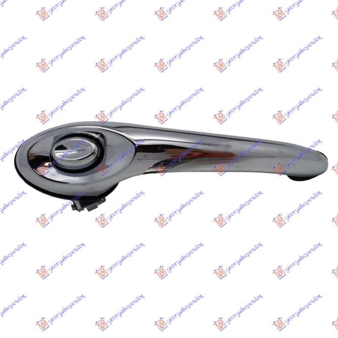 REAR DOOR HANDLE OUTER CHROME - CHRYSLER CHRYSLER PT CRUISER 01-10 pentru CHRYSLER, CHRYSLER PT CRUISER 01-10