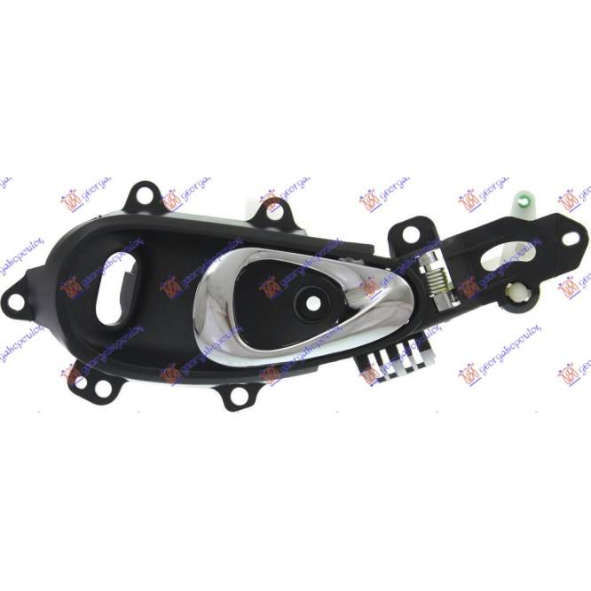 DOOR HANDLE FRONT INNER CHROME/BLACK - CHRYSLER CHRYSLER PT CRUISER 01-10 pentru CHRYSLER, CHRYSLER PT CRUISER 01-10