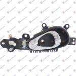 DOOR HANDLE REAR INNER CHROME/BLACK - CHRYSLER CHRYSLER PT CRUISER 01-10 pentru CHRYSLER, CHRYSLER PT CRUISER 01-10