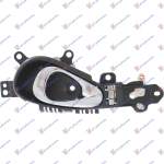 DOOR HANDLE REAR INNER CHROME/BLACK - CHRYSLER CHRYSLER PT CRUISER 01-10 pentru CHRYSLER, CHRYSLER PT CRUISER 01-10