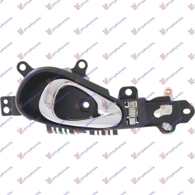 DOOR HANDLE REAR INNER CHROME/BLACK - CHRYSLER CHRYSLER PT CRUISER 01-10 pentru CHRYSLER, CHRYSLER PT CRUISER 01-10