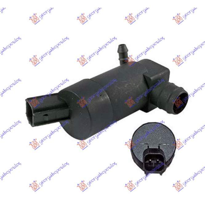 MOTOR FOR WIPER WASHER TANK (RECTANGULAR PLUG) (SINGLE) (SDN) - FORD FORD MONDEO 00-07 pentru FORD, FORD MONDEO 00-07