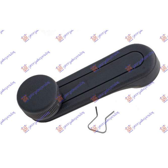 WINDOW REGULATOR HANDLE  GREY - TOYOTA TOYOTA COROLLA (KE 75) 81-83 pentru TOYOTA, TOYOTA COROLLA (KE 75) 81-83