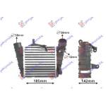 RADIATOR INTERCOOLER 1.8 TURBO PETROL 1.4/1.9 TDi DIESEL (185x190x65) - SEAT SEAT IBIZA 02-08 pentru SEAT, SEAT IBIZA 02-08, PEUGEOT, PEUGEOT EXPERT 07-16, Partea frontala, Radiator Intercooler