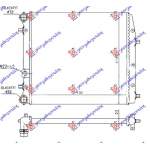RAD. ALL MOD. -A/C (43x41)(W/O COOL.FAN) (VALEO CLASSIC) - VW VW POLO 14-17 pentru VW, VW POLO 14-17