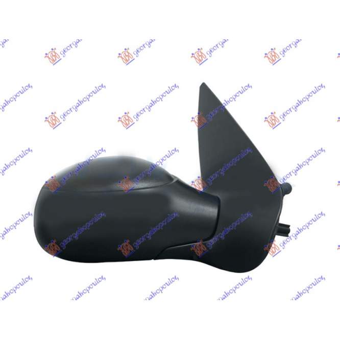 DOOR MIRROR WITH LEVER (A QUALITY)  (CONVEX GLASS) - PEUGEOT PEUGEOT 206+ (PLUS) 09-13 pentru PEUGEOT, PEUGEOT 206+ (PLUS) 09-13