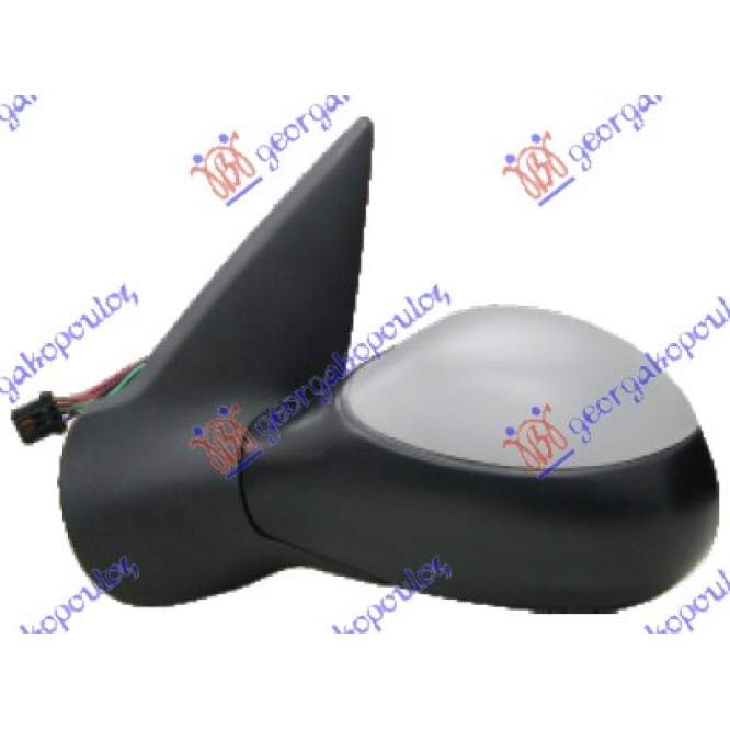  OGLINDA  ELECTR.  INCALZITA  GRUNDUITA  03-  (CABRIO)  (CALITATEA  A)  STG.  pentru PEUGEOT, PEUGEOT 206+ (PLUS) 09-13