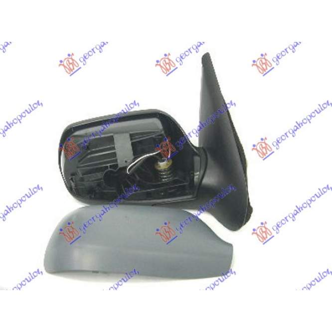 DOOR MIRROR ELECT. HEATED PRIMED (A QUALITY)  (CONVEX GLASS) - MAZDA MAZDA 2 03-07 pentru MAZDA, MAZDA 2 03-07
