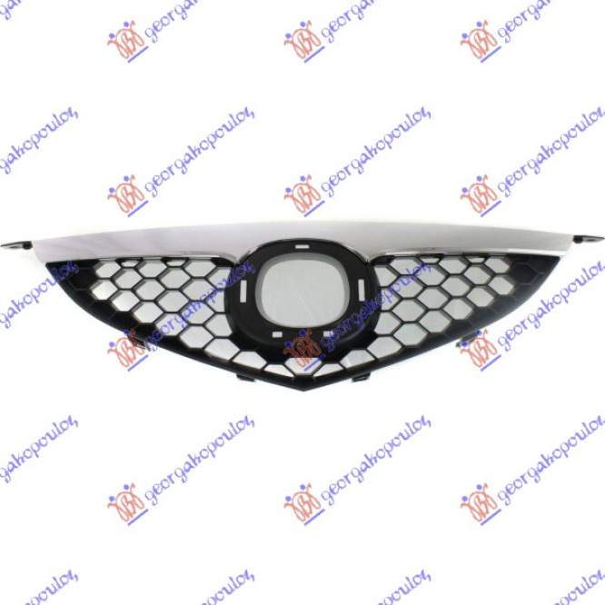 GRILLE 4D 06- CHROME MOULDING - MAZDA MAZDA 3 SDN-H/B (BK) 04-08 pentru MAZDA, MAZDA 3 SDN-H/B (BK) 04-08