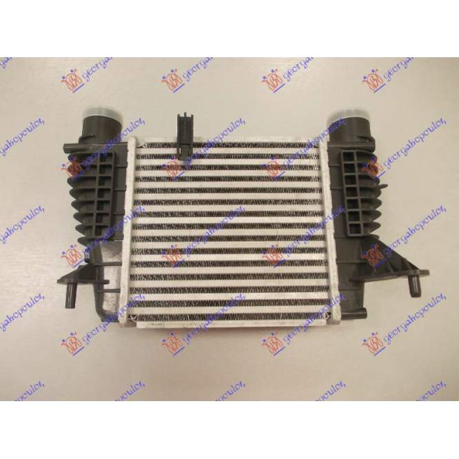  RADIATOR  INTERCOOLER  1.2  TCE  BENZINA  1.5  dCi  (210x205x64)  pentru PEUGEOT, PEUGEOT EXPERT 07-16, Partea frontala, Radiator Intercooler, NISSAN, NISSAN CUBE 09-18