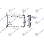 RADIATOR+A/C (FIX)1,2i8/16V-1,5DCi (51x38) - RENAULT RENAULT MODUS 08-13 pentru RENAULT, RENAULT MODUS 08-13