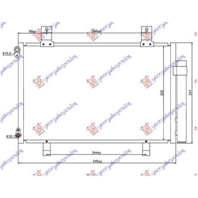  RADIATOR  AC  BENZINA-DIESEL  pentru SUZUKI, SUZUKI SWIFT H/B 06-11