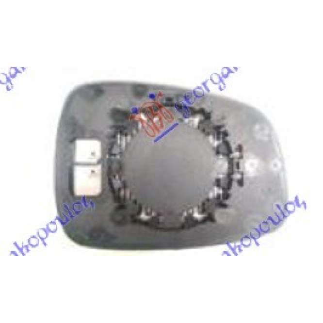 DOOR MIRROR GLASS HEATED  (CONVEX GLASS) - SUZUKI SUZUKI SWIFT H/B 06-11 pentru SUZUKI, SUZUKI SWIFT H/B 06-11