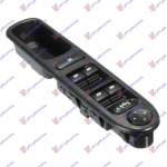 DOOR/MIRROR SWITCH AUTO FRONT FOLD. (Quatern)(18pin) - PEUGEOT PEUGEOT 207 06-14 pentru PEUGEOT, PEUGEOT 207 06-14, PEUGEOT, PEUGEOT EXPERT 07-16, Interior, Comutatoare