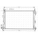 RAD1.6-18I 16V+/-AC(65x40,5)Z16XE-Z18XE - OPEL OPEL SIGNUM 03-06 pentru OPEL, OPEL SIGNUM 03-06