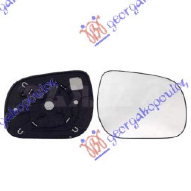 DOOR MIRROR GLASS (CONVEX GLASS) - TOYOTA TOYOTA RAV 4 10-12 pentru TOYOTA, TOYOTA RAV 4 10-12