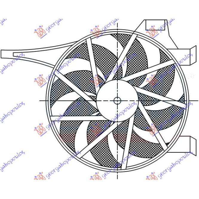 GMW A/C ASSY 1.3-1.7 CDTi (180 WATT) - OPEL COMBO 00-12 pentru OPEL, OPEL COMBO 00-12