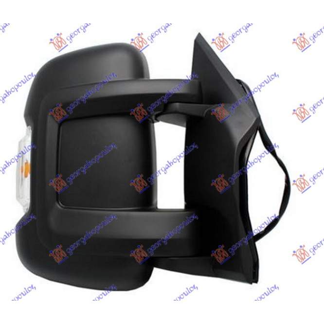 OGLINDA ELECTRICA INCAZLITA SCURTA (CU SEMNAL SI ANTENA) (CU LUMINA POZITIE 16W) DR. pentru PEUGEOT, PEUGEOT e BOXER 20-