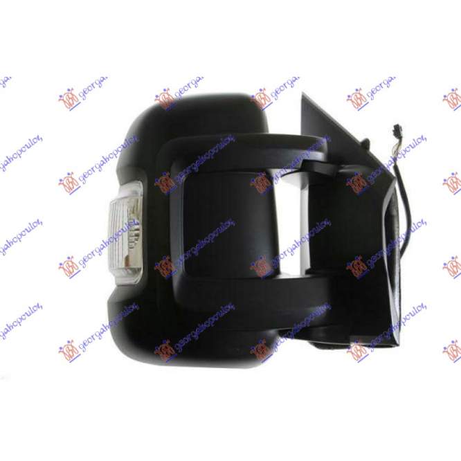 DOOR MIRROR ELECT. HEATED. (W/LAMP) SHORT (CONVEX GLASS) - PEUGEOT PEUGEOT e BOXER 20- pentru PEUGEOT, PEUGEOT e BOXER 20-