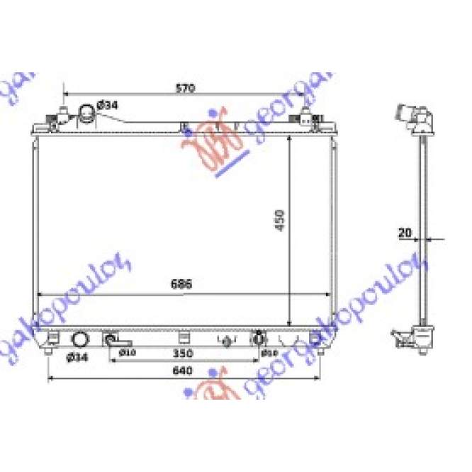 RAD. 2.0 16 V.VVTi (45x69x16)AYTOM (KOYO) pentru SUZUKI, SUZUKI GRAND VITARA 06-15