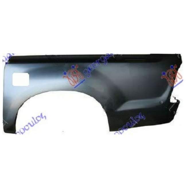 PANOU LAT./ARIPA SPATE 4 USI CABINA DUBLA - TOYOTA HI-LUX 2WD/4WD 05-09 pentru TOYOTA, TOYOTA HI-LUX 2WD/4WD 05-09