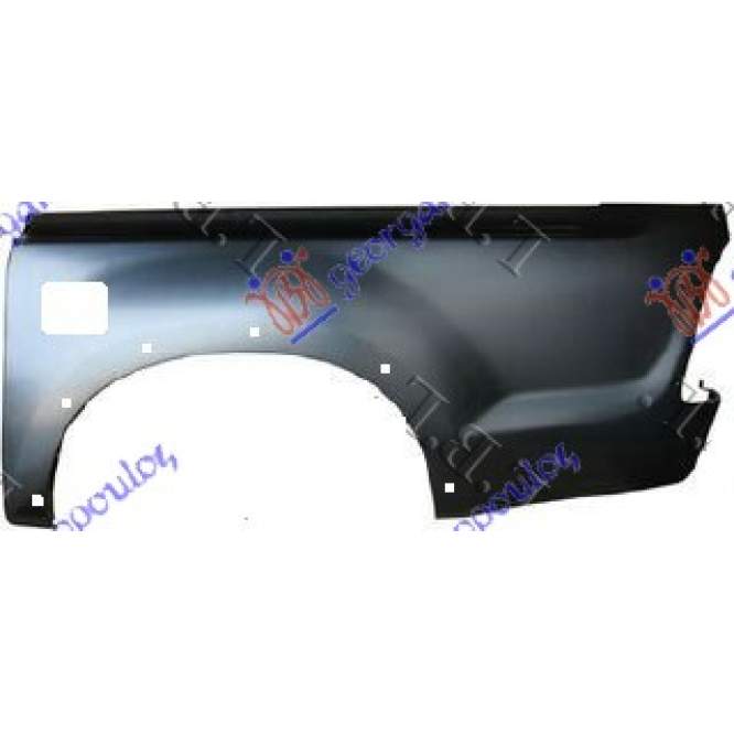 PANOU LAT./ARIPA SPATE 4 USI CABINA DUBLA (CU/ORIF.) - TOYOTA HI-LUX 2WD/4WD 05-09 pentru TOYOTA, TOYOTA HI-LUX 2WD/4WD 05-09
