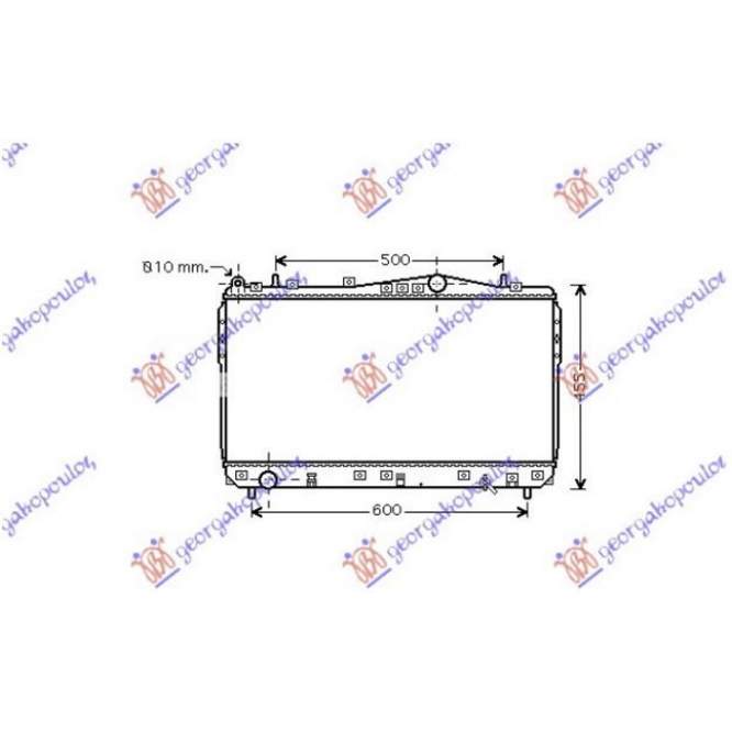 RADIATOR APA 1,4-1,6-1,8i 16V-2,0TDCi (70x37) (KOYO) pentru DAEWOO - CHEVROLET, CHEVROLET LACETTI 03-