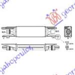 RAD. INTER. 1.3 CDTi (45x100x53) 55 KW - OPEL CORSA D 06-15 pentru OPEL, OPEL CORSA D 06-15, PEUGEOT, PEUGEOT EXPERT 07-16, Partea frontala, Radiator Intercooler