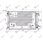 RADIATOR 3.0 TDI DIESEL MANUAL/AUTO (720x470) pentru AUDI, AUDI Q5 12-16
