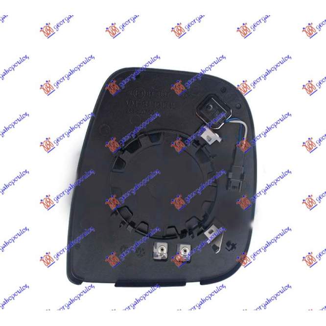GEAM OGLINDA INCALZITA (CU UNGHI MORT) (CONVEX)  - F2 pentru TOYOTA, TOYOTA PROACE/PROACE VERSO 16-