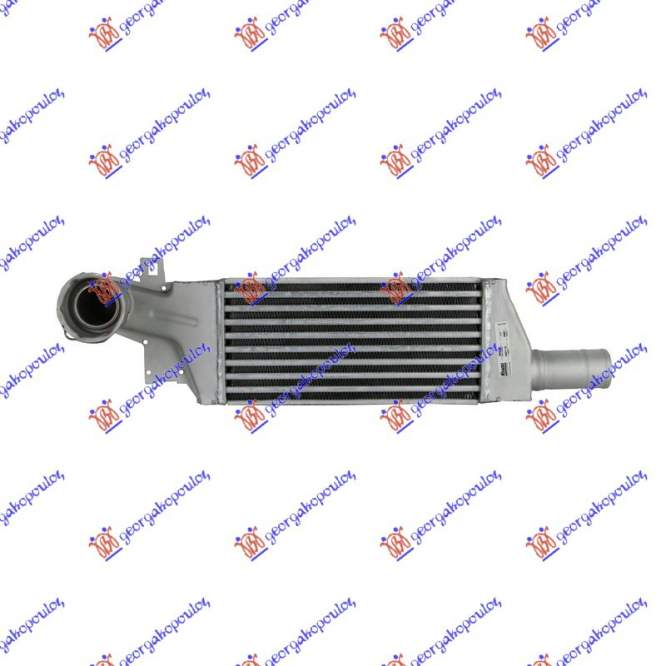 RAD.INTER.1,3-1,7CDTi(27,9x12,7x4,6) Z13 - OPEL CORSA C 00-06 pentru OPEL, OPEL CORSA C 00-06, PEUGEOT, PEUGEOT EXPERT 07-16, Partea frontala, Radiator Intercooler