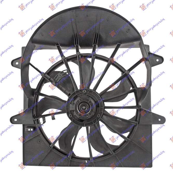 ELECTROVENTILATOR ASSY (2 PINI) 3.7 BNZ. pentru JEEP, JEEP COMMANDER 06-10