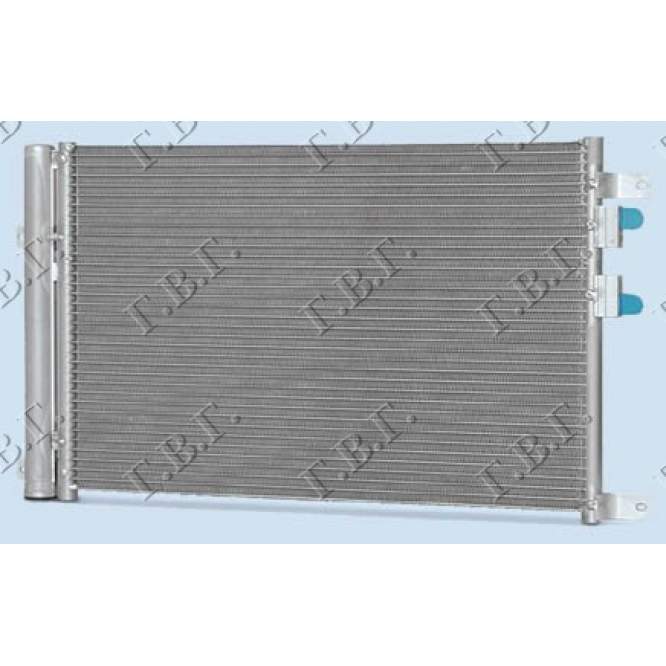 CONDENSER PETROL-DIESEL (52x34.4x16) 2001- - ALFA ROMEO ALFA ROMEO 156 03-05 pentru ALFA ROMEO, ALFA ROMEO 156 03-05